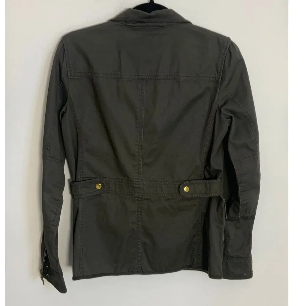 J.Crew‎ Downtown Field Jacket Grey size XS
